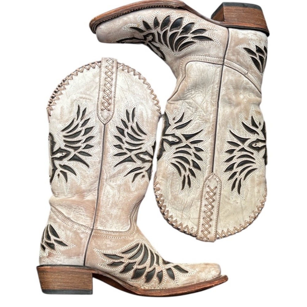 J.B. Dillon Buttercup Women's Western Boots- EUC - Picture 2 of 9